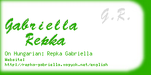 gabriella repka business card